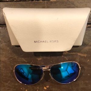 Michael Kors Gold Chelsea Aviator Sunglasses
